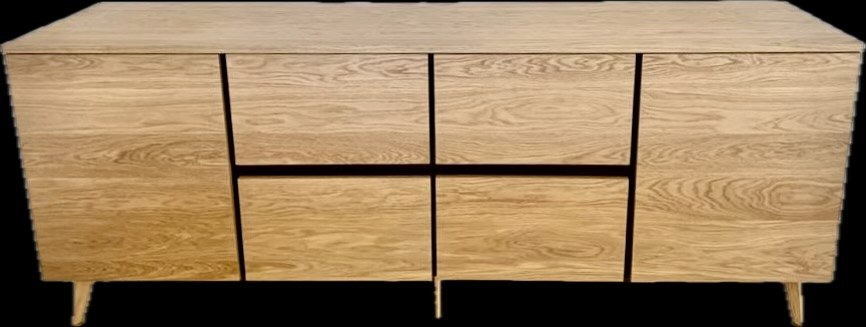 Buffet bas sur mesure en chêne