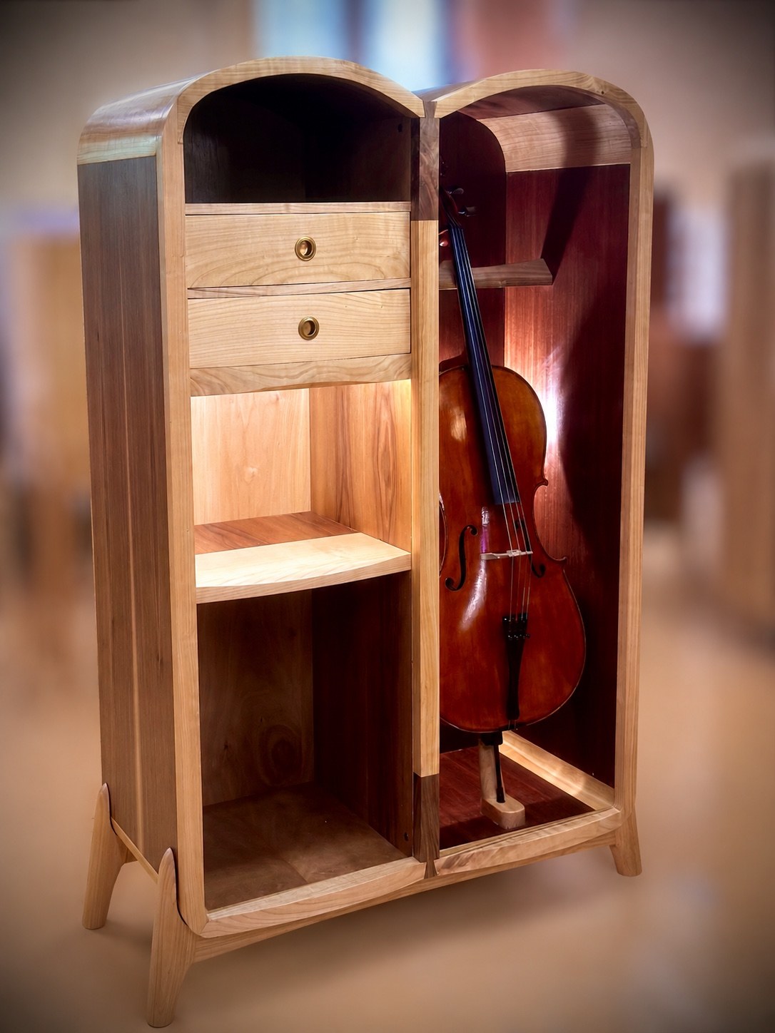 La Boîte à Bach en cours de réalisation