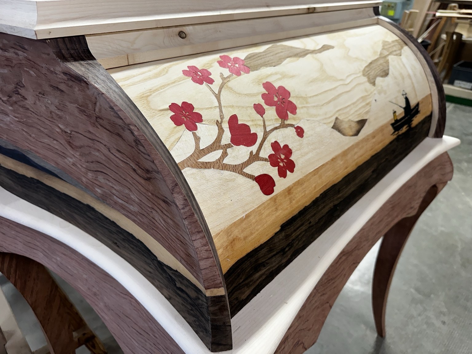 Détail de menuiserie et de finition