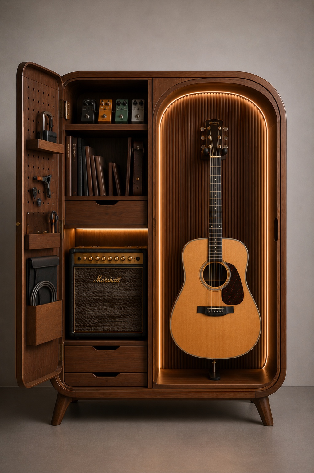 Étude Ecce Lignum pour guitare avec rangements et amplification